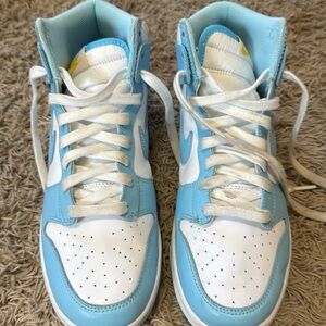 Nike Air Jordan 1 baby blue great condition worn a few times